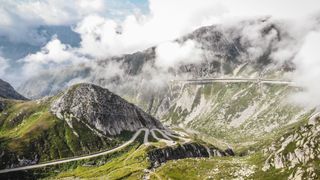 The Gottardo Pass in Switzerland