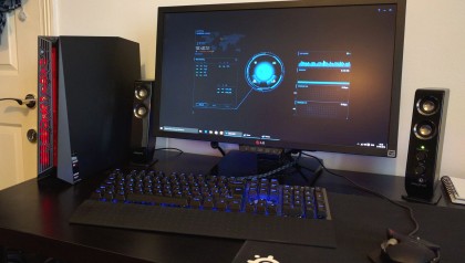 Asus ROG G20BM on a desk