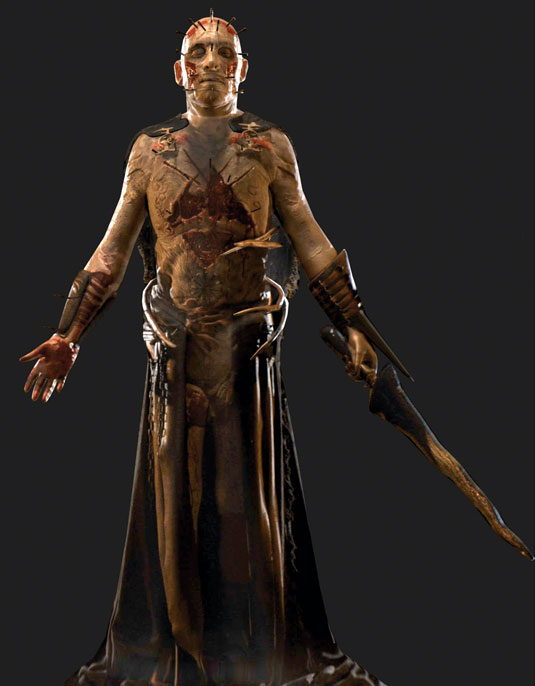 The team think the results would have been better if Pinhead was a cutout rather than a model