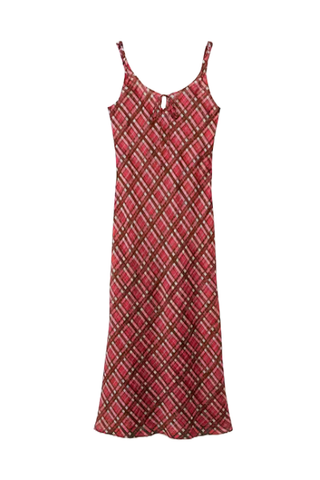  Mango Check Long Dress (Was $70) 