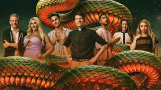 [From left] An ex-con, OnlyFans content creator, boxer, pastor, poker player, lawyer and police officer are among those vying to win $100,000 in "The Snake"