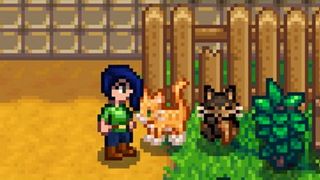 Stardew Valley: Jorts and Jean the Helper Cats mod