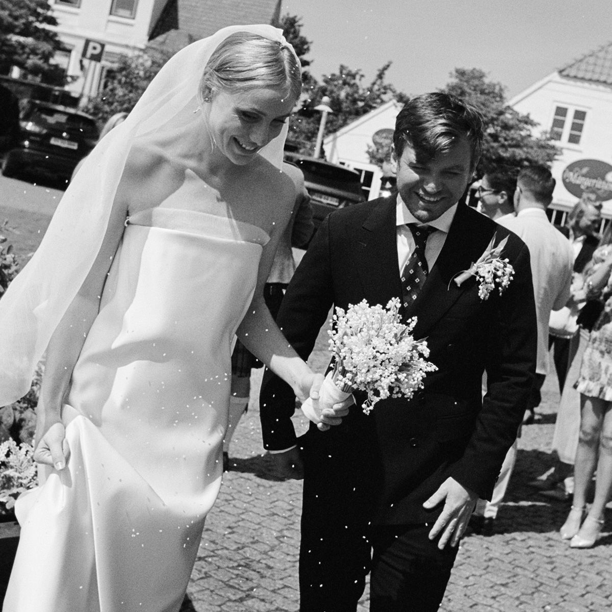 A '90s-Inspired Dress and Danish Design Set the Mood for This Beautiful Wedding