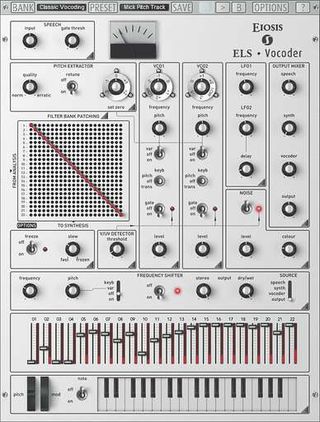 The Eiosis Els Vocoder is gloriously retro.