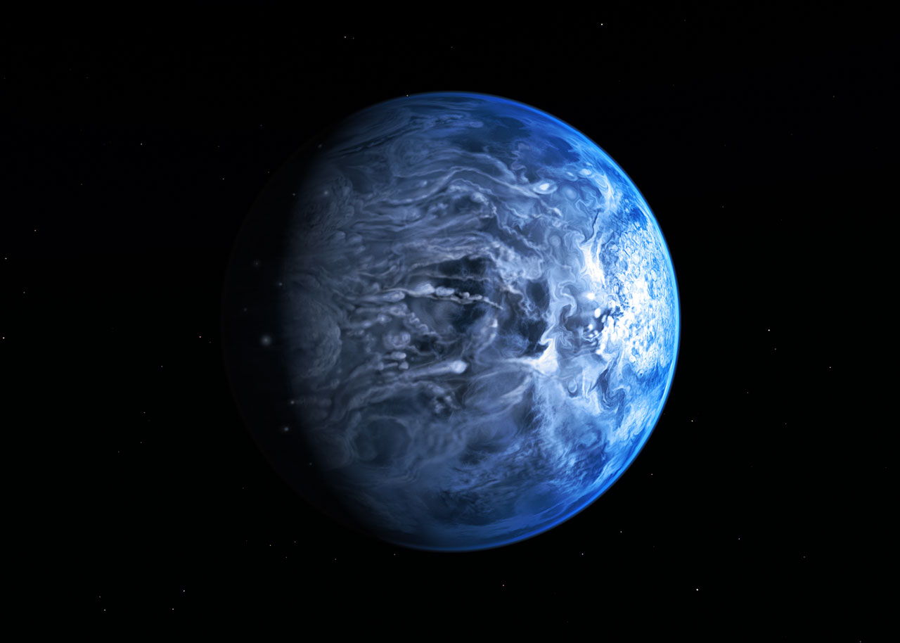 Strange Blue World Alien Planet S True Color Revealed Space