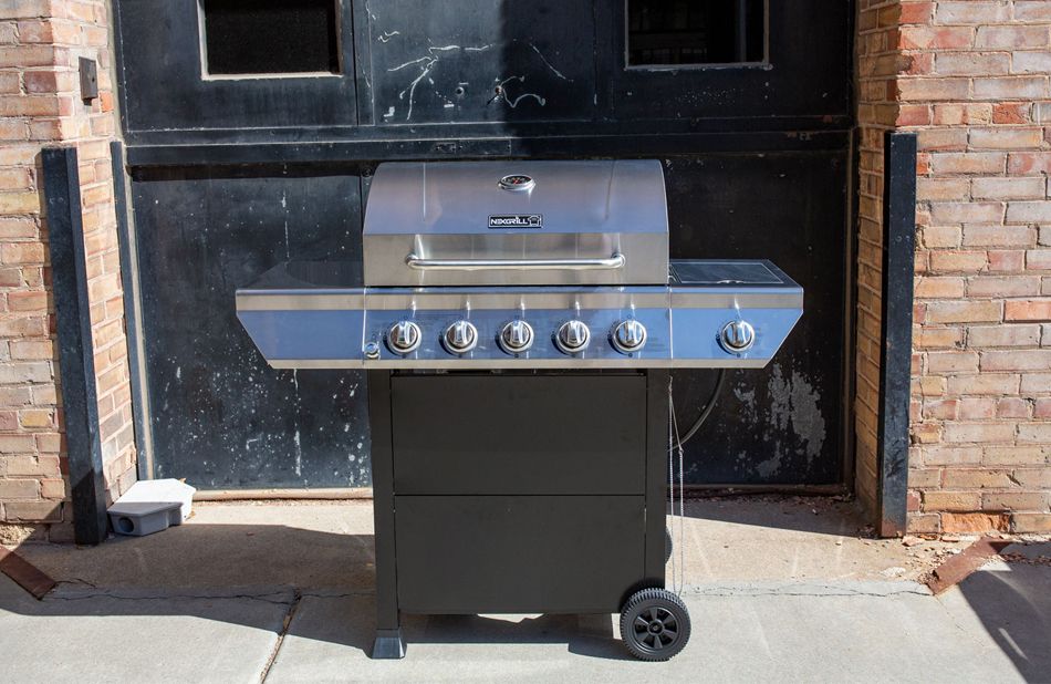 The Nexgrill 5-Burner Propane Gas Grill is the largest model we reviewed.