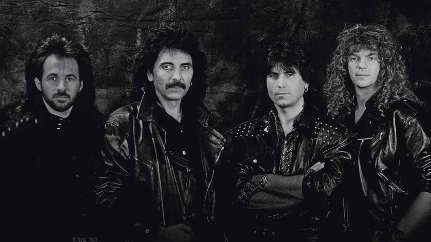 Black Sabbath in 1989 - studio portrait