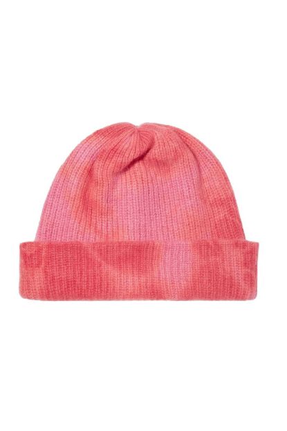 The Elder Statesman Tie-Dyed Ribbed Cashmere Beanie