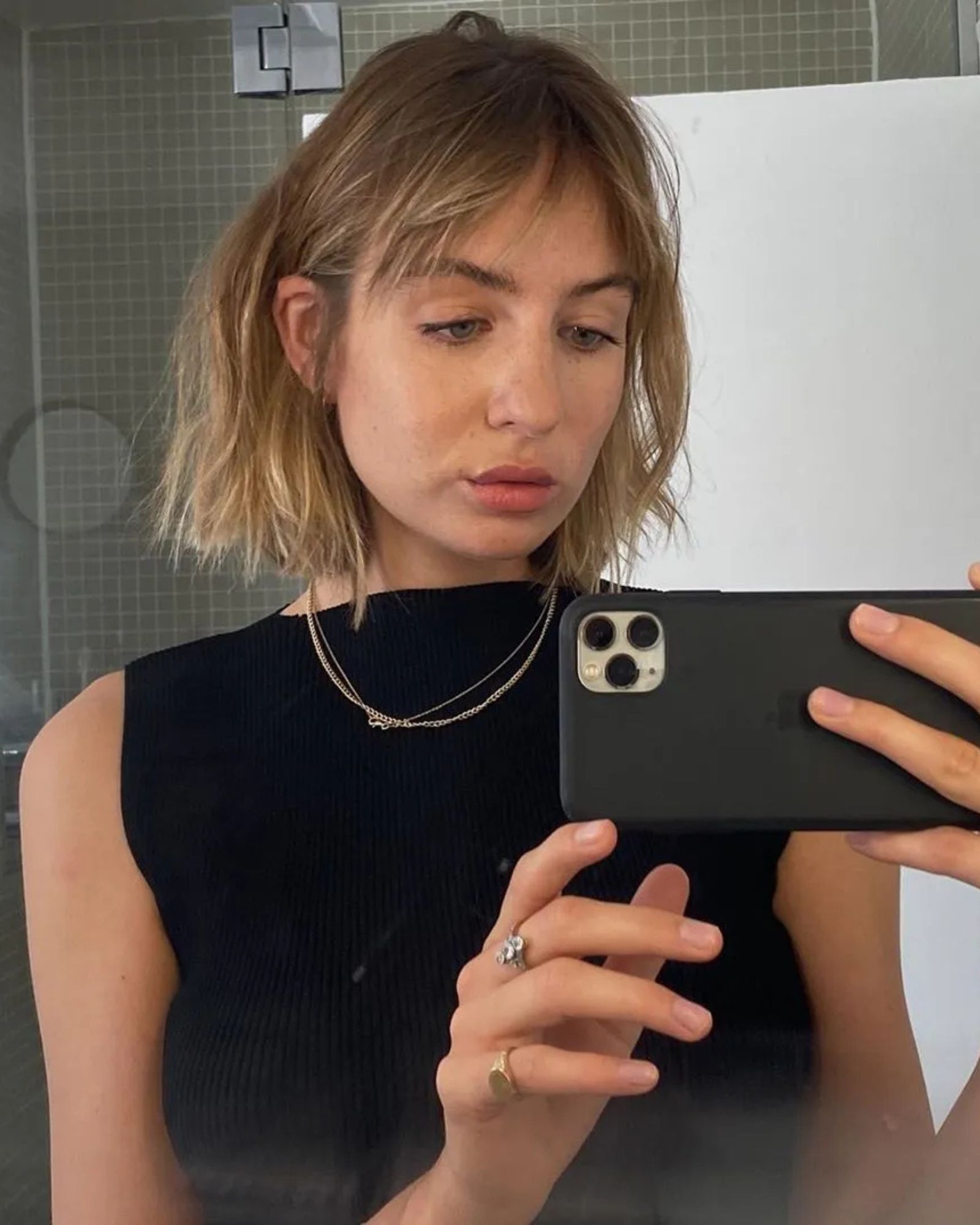 Balayage Hair Inspiration @SHOTFROMTHESTREET Lizzy Hadfield with balayage bob