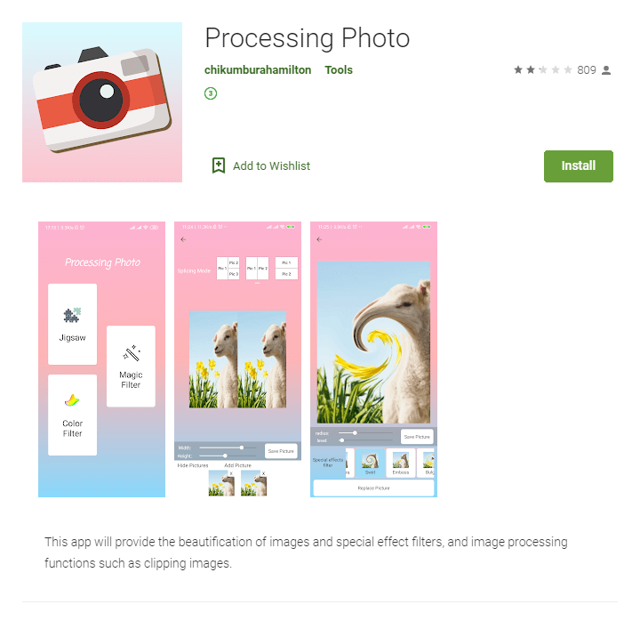 Processing Photo