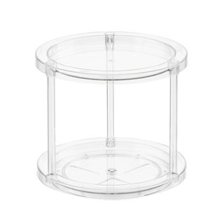 clear storage container on a white background