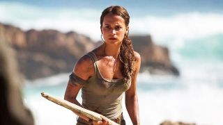 Alicia Vikander as Lara Croft in Tomb Raider