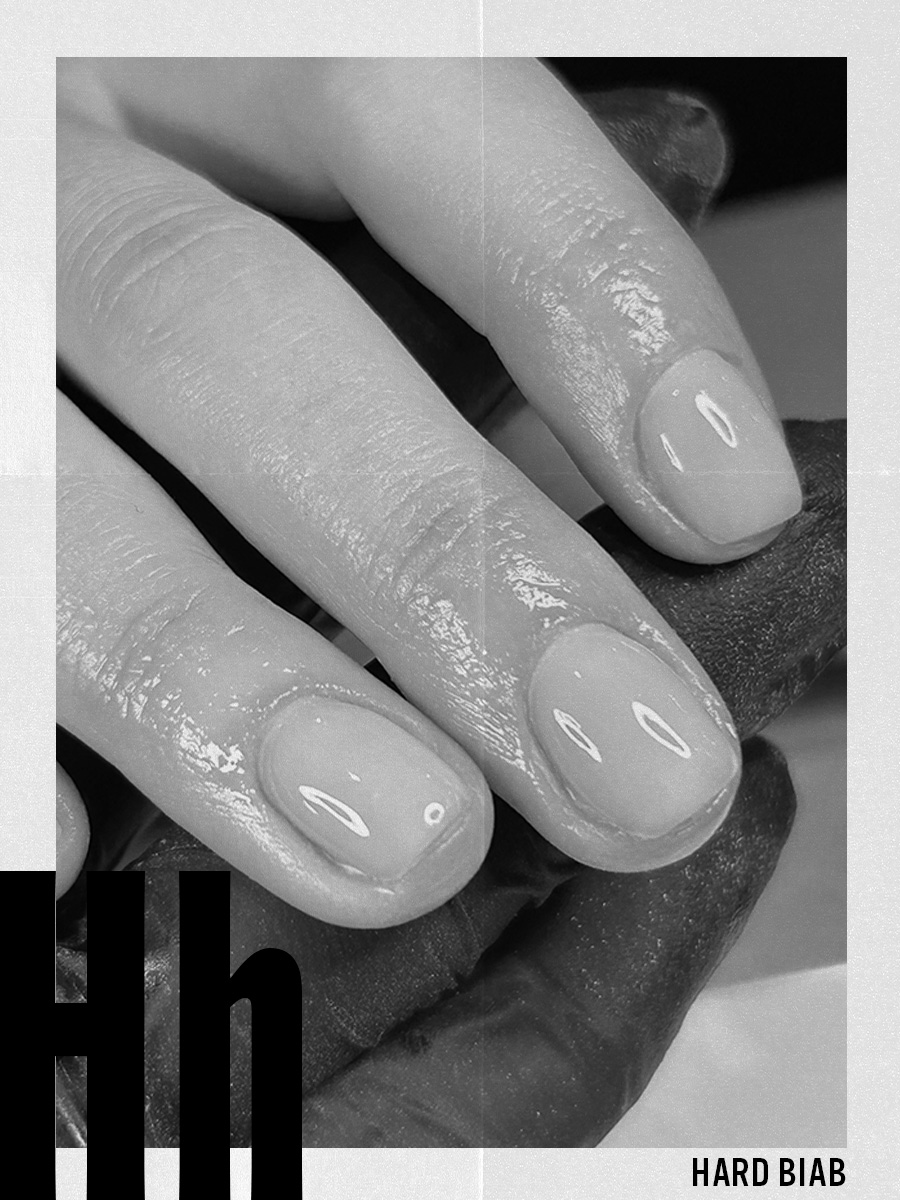 Junior beauty editor Grace Lindsay with a hard BIAB manicure