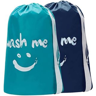 HOMEST 2 Pack XL Wash Me Travel Laundry Bag