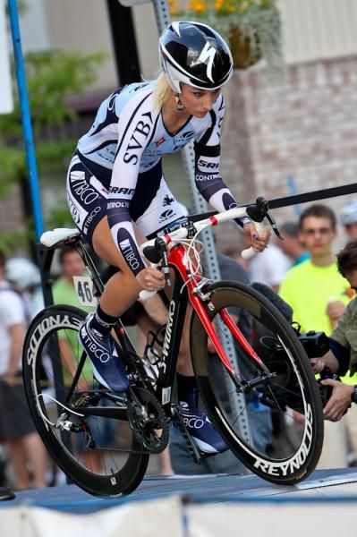 Samantha Schneider (TIBCO) will get to sport her new U23 national champs' jersey in tomorrow's road race.
