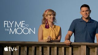 Promo image for Apple TV+ movie "Fly Me to The Moon"