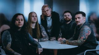 Lorna Shore staring at the camera menacingly