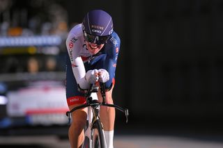 Scott Davies (Great Britain) en route to 10th in the U23 time trial