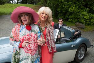 Sherrie Hewson and Amanda Barrie camp out!