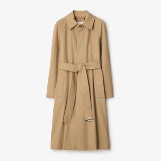 Burberry Long Gabardine Car Coat