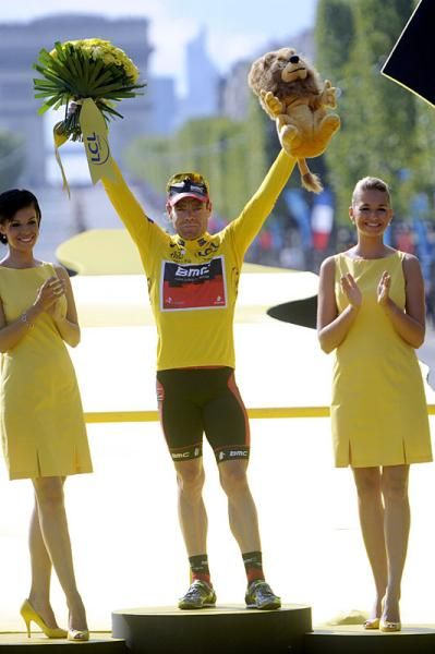 Cadel Evans (BMC) won his first Tour after many years of trying