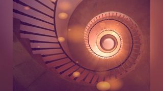Photoshop tutorials: Spiral staircase