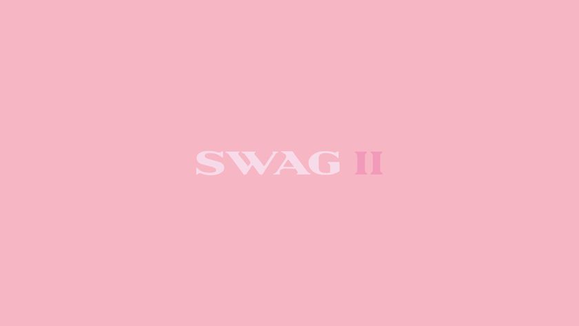 plain pink background with &#039;SWAG II&#039; in modern serif font