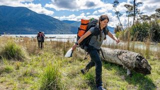Ashley Paulson and Rhandi Ohrme racing in the wilderness in Race to Survive: New Zealand