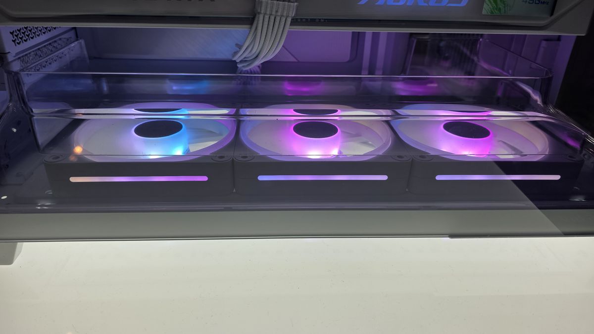 The Corsair Air 5400 case showcased at Computex 2025