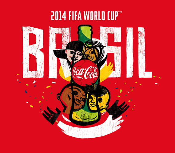 Coca-Cola worked with Brazilian street artists for its 2014 World Cup campaign