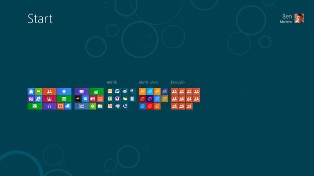 Windows 8 Screenshots: Semantic zoom