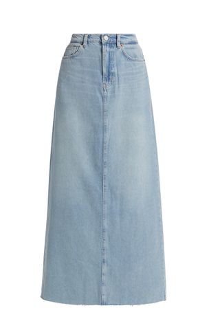Denim Maxi Skirts Are the Standout Style of the Season | Marie Claire