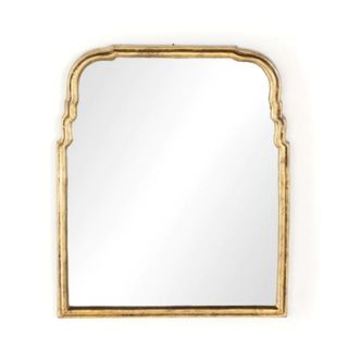 A gilded mirror