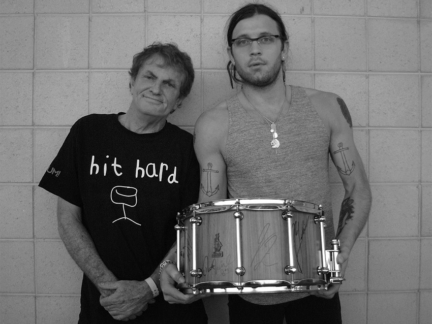 KOL&#039;s Nathan Followill with the Brady snare