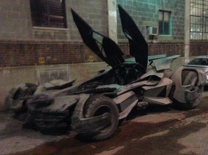 Check out Batman v. Superman's awesome new Batmobile