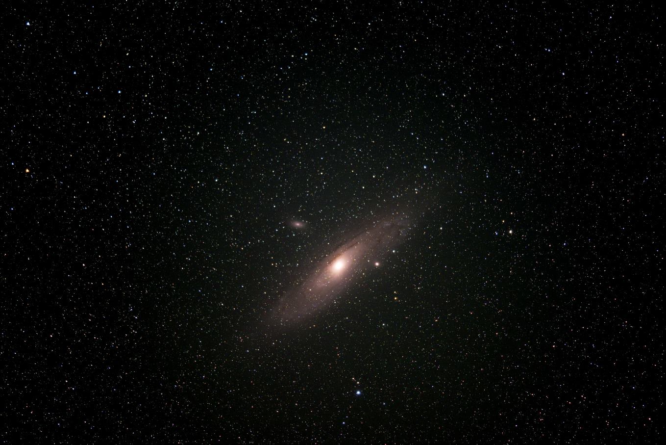 andromeda galaxy in the sky