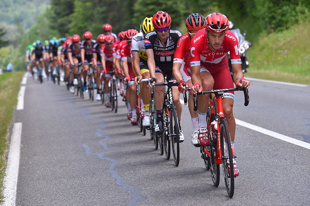 Jacopo Guarnieri is a key lieutenant for Alexander Kristoff at Katusha.