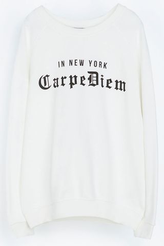 Zara Printed Sweatshirt, £25.99