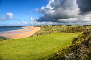 The old par-3 14th at Doonbeg