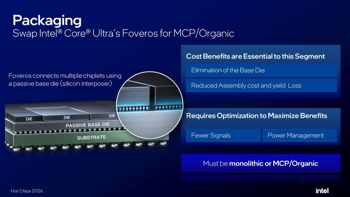 Intel Hot Chips 2026 Wildcat Lake presentation.