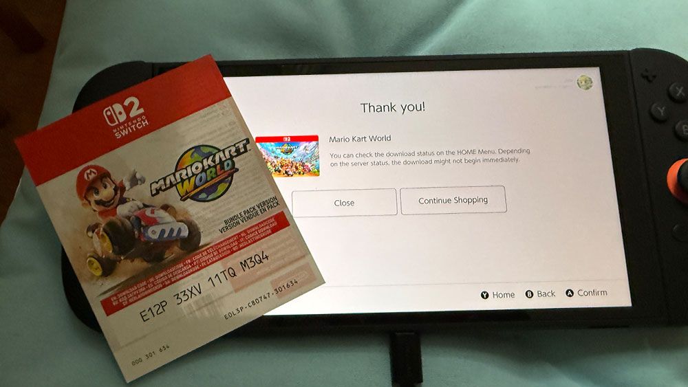 Nintendo Switch 2 unboxing