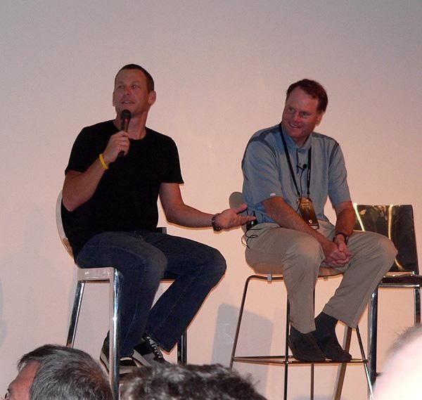 Lance Armstrong joins Trek head John Burke