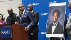 Attorneys for the NAACP hold a press conference about the death of Nolan Wells.