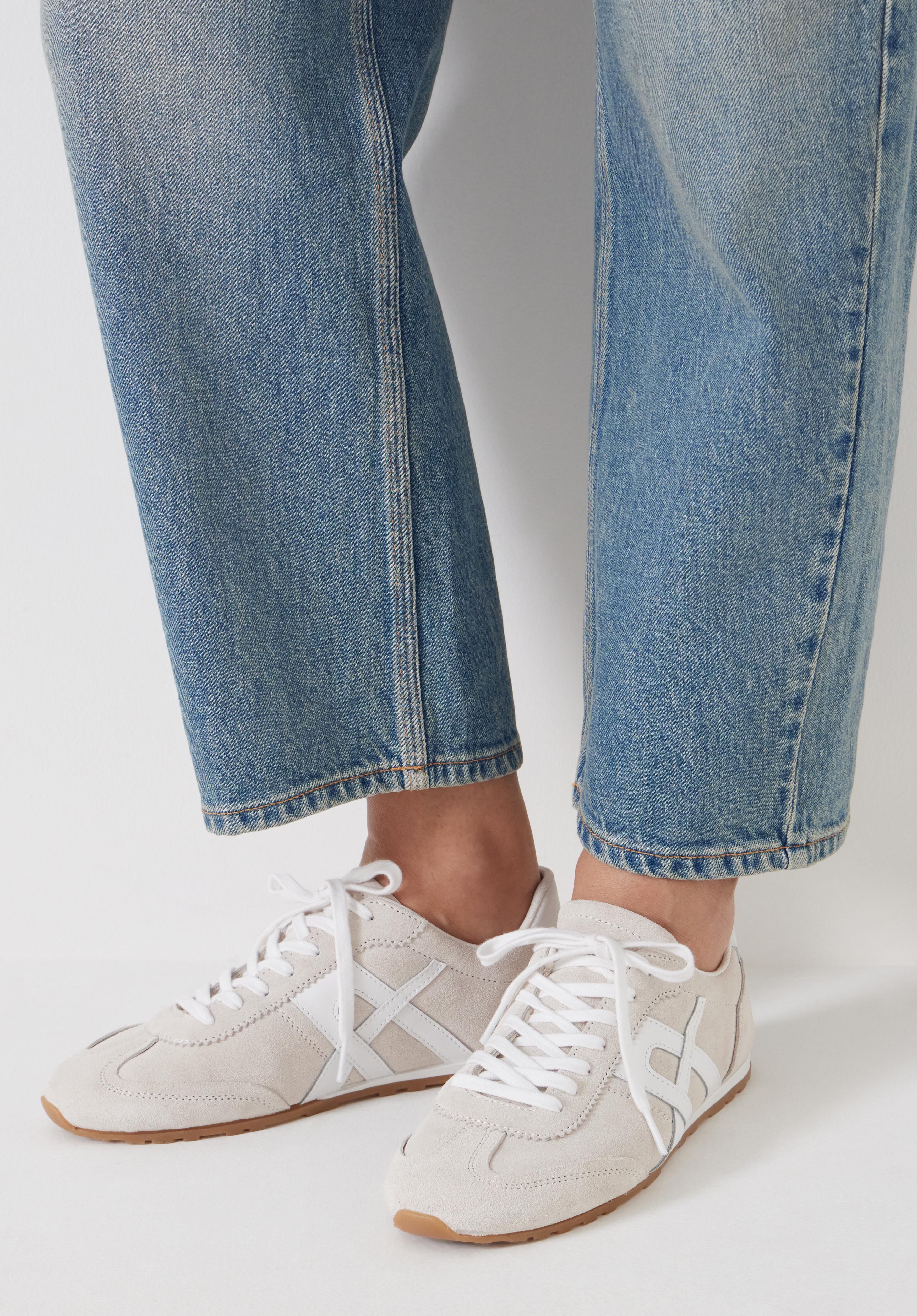 Suede Slimline Retro Trainers