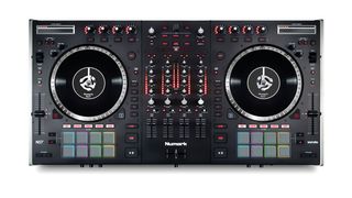 NS7 II features four channels, 16 backlit RGB velocity-sensitive Akai MPC pads and the most comprehensive integration for Serato DJ available