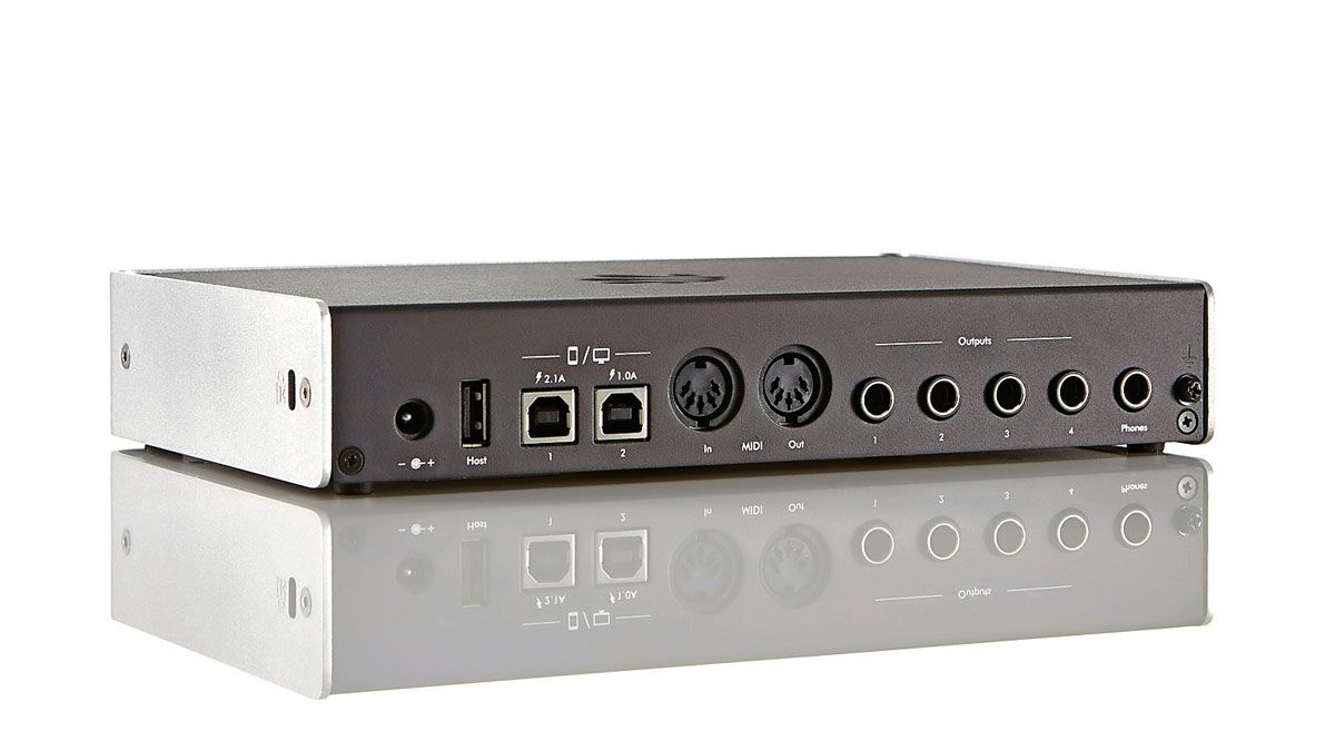 Round the back, in addition to four analogue outputs, a headphone port can have its own mix configuration
