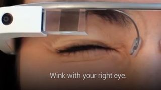Google Glass wink