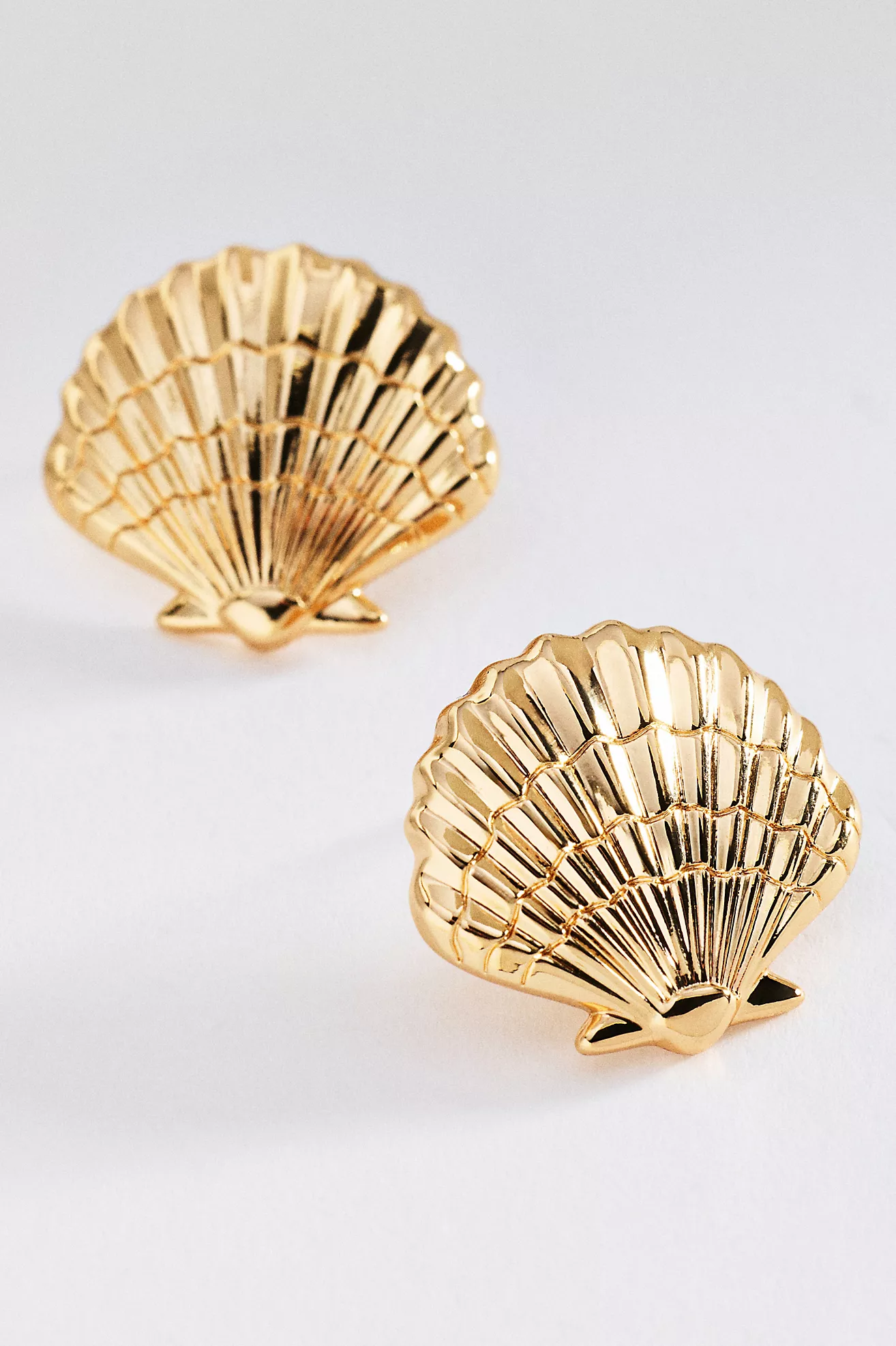 Baublebar Marina Gold Seashell Earrings