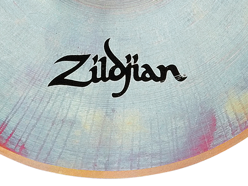Metallic discolouration gives each cymbal a unique lived in look