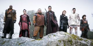 Some of the main cast of Into the Badlands.